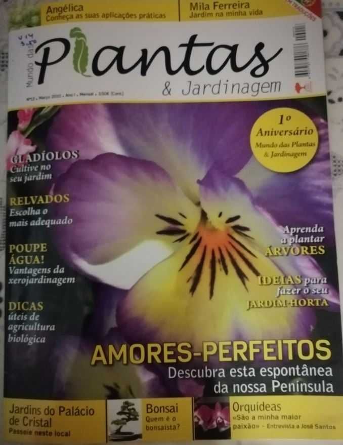 5 Revistas de "Plantas e Jardinagem" NOVAS de 2010 LOTE 2