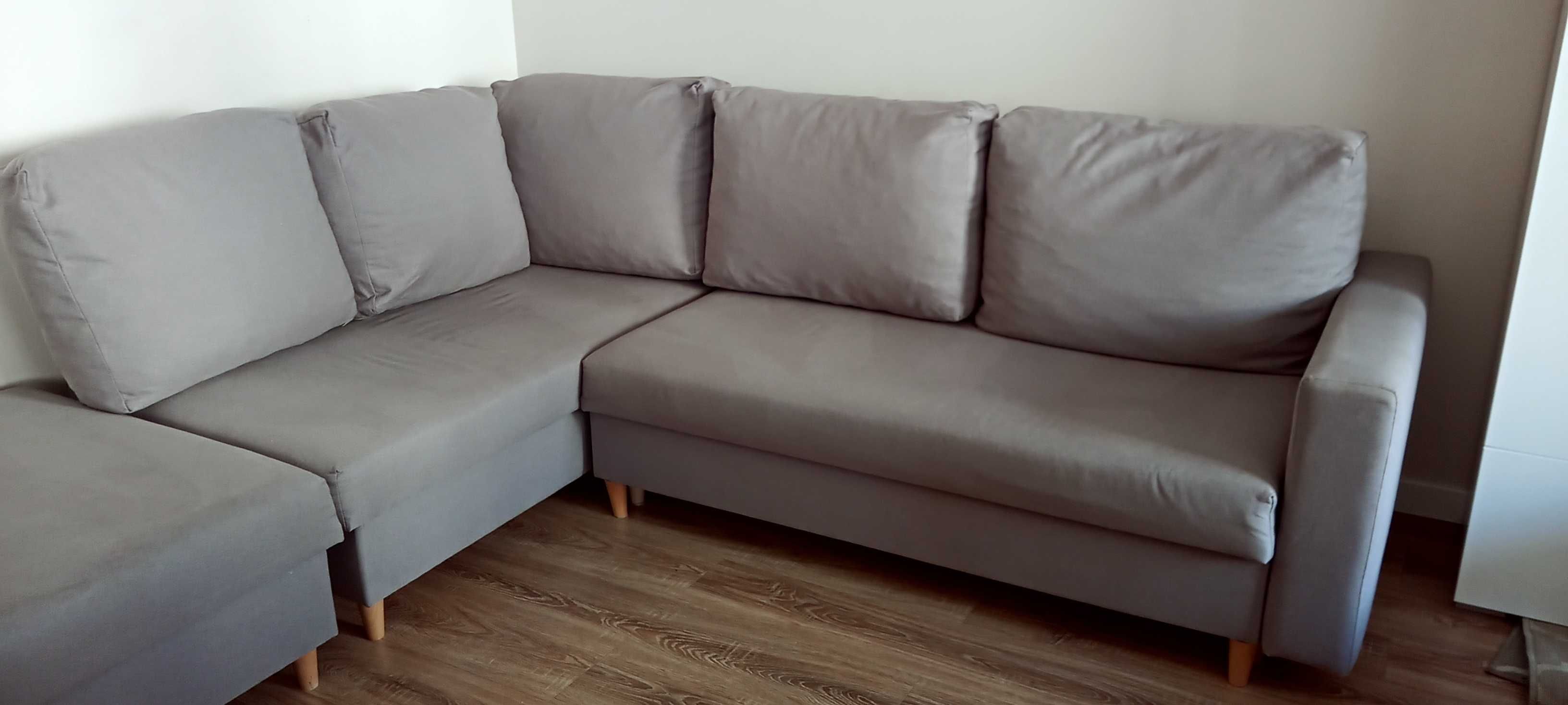 Sofa z funkcją spania + duży dostawka