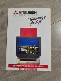 Prospekt  Mitsubishi  tv video 1994/95