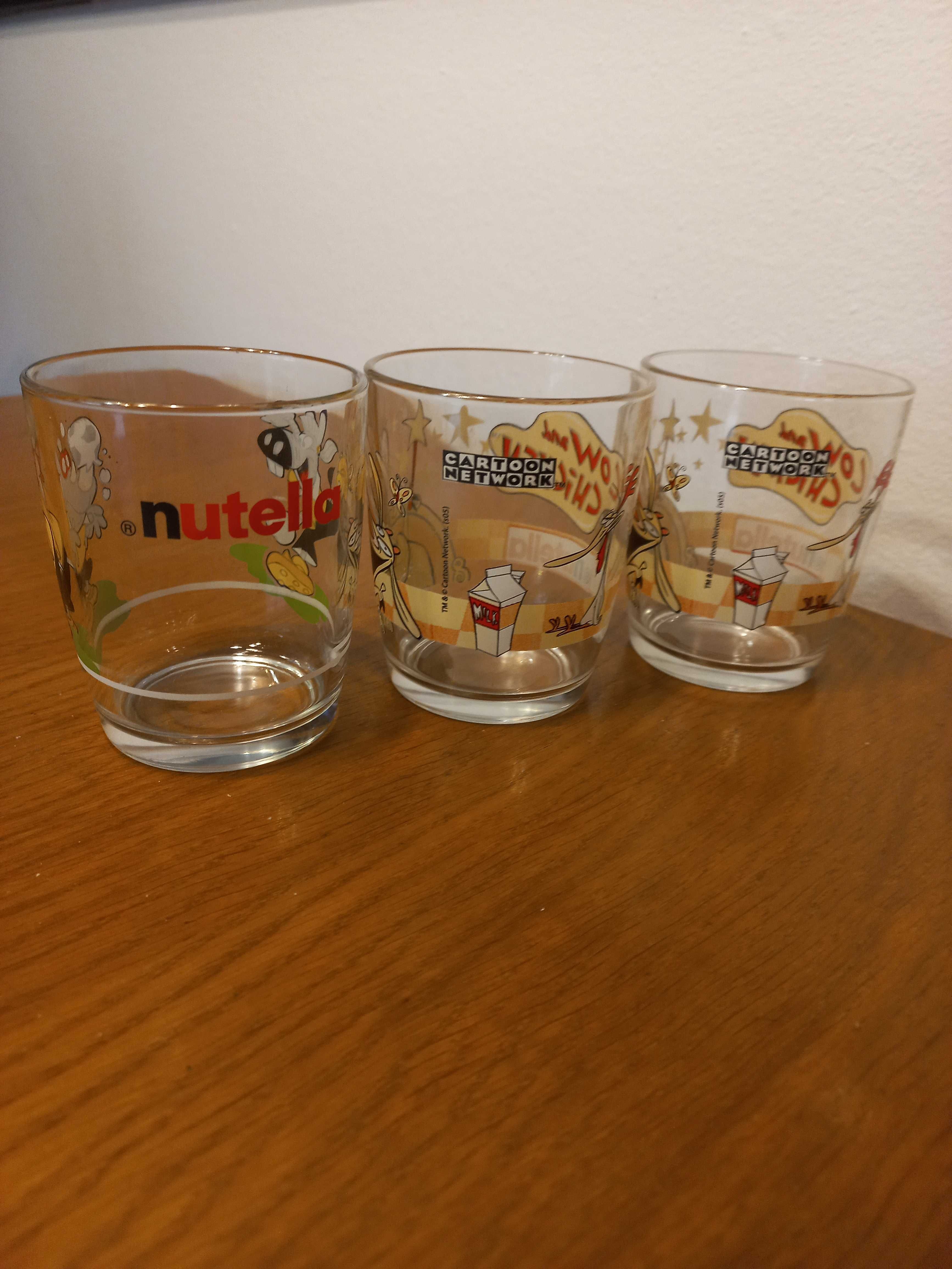szklanki po Nuteli