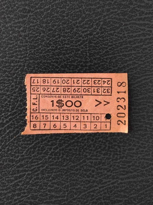 BILHETE  ELÉCTRICO do Elevador da Glória, Lisboa