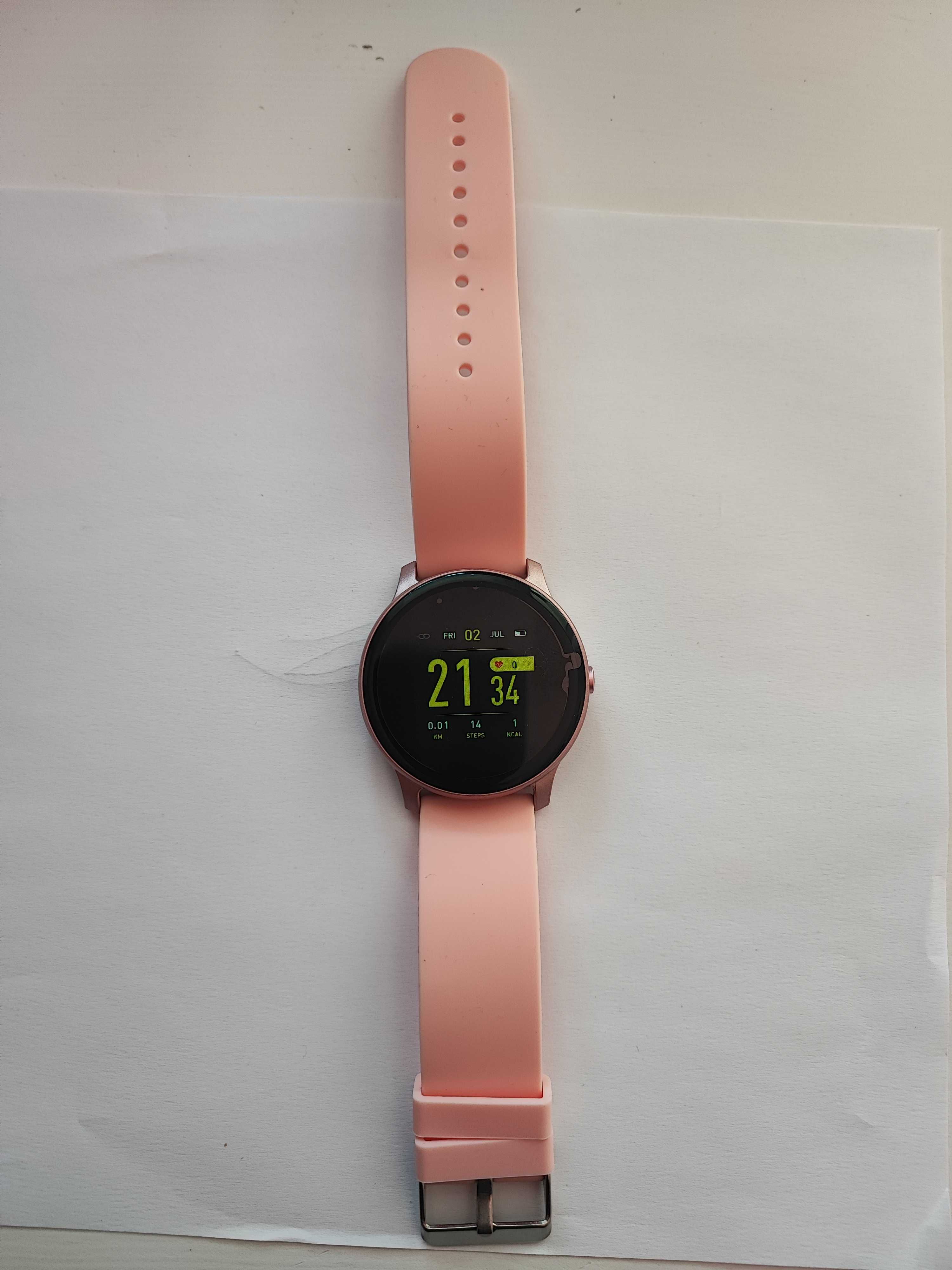 Smartwatch ULTRA - Thin body różowy KW 19 A