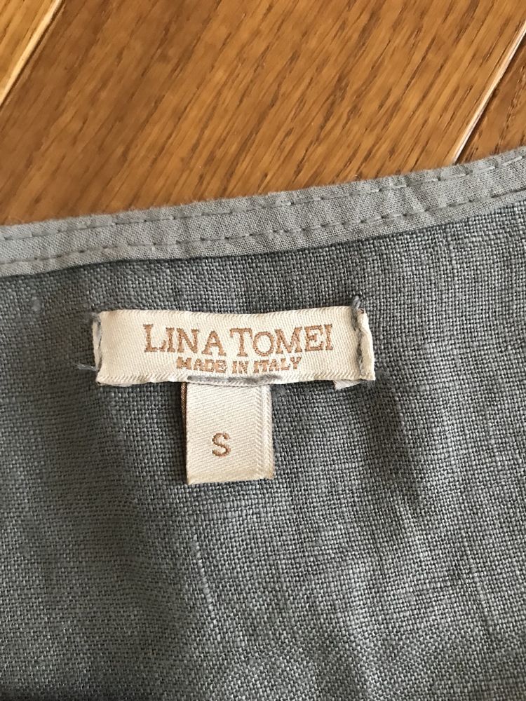 Lina Tomei Lniana bluzeczka z Włoch r.S