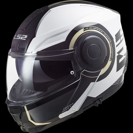 Kask motocyklowy szczękowy 57-58 LS2 FF902 Scope arch white