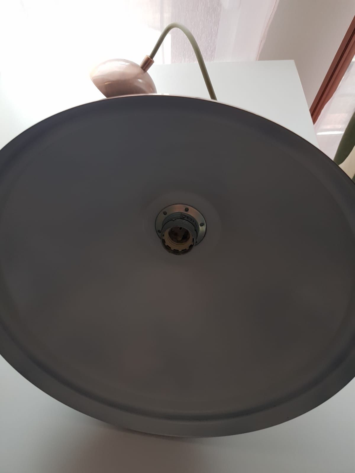 Lampa ikea kolor miedži