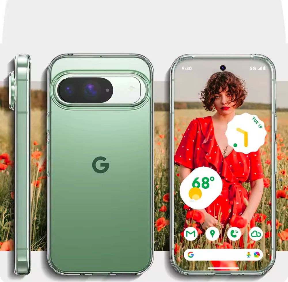 Прозорий силіконовий чохол Google Pixel 9, Pixel 9Pro, Pixel 9Pro XL