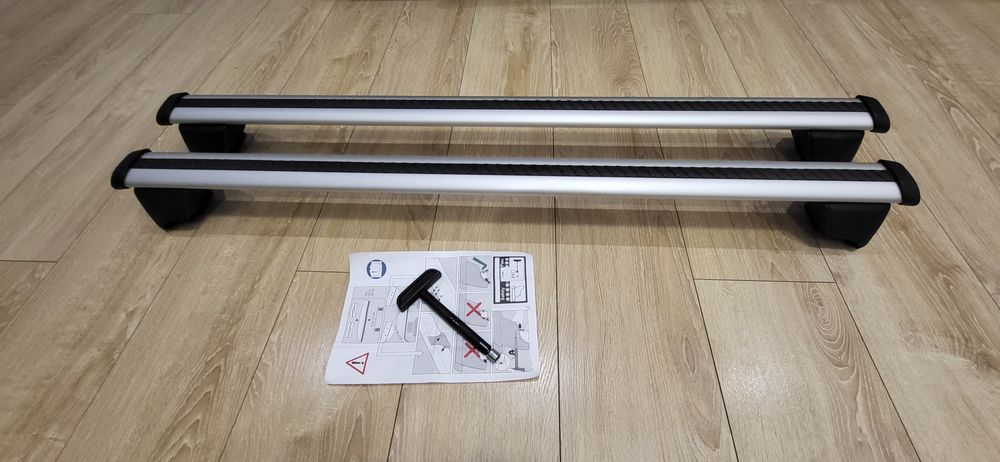 Oryginalne belki dachowe do AUDI Q8 wraz z kluczem