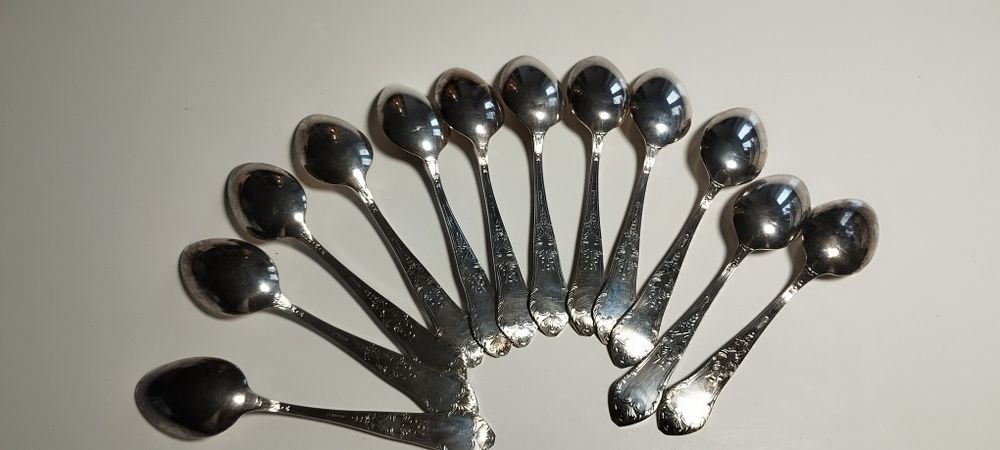 Łyżeczki posrebrzane HEFRA, 12 szt., cena za sztukę