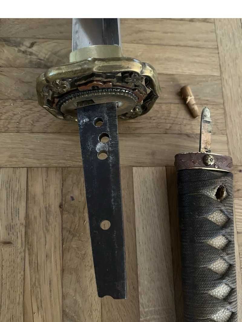 Prawdziwa Katana Japońska oprawa 98 shin guntō [Miecz KOTO] dł. 77,5 c