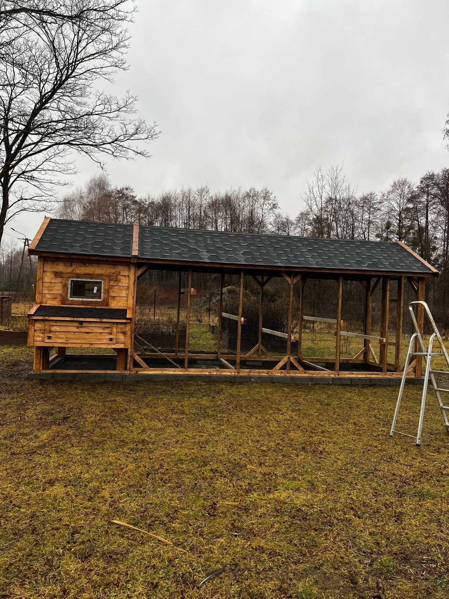 Kurnik 200x150x210h plus woliera 200x500 od PRODUCENTA!!!