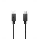 Kabel Spigen EB6020CC 60W + kabel USB-C / USB-C 200 cm - czarny