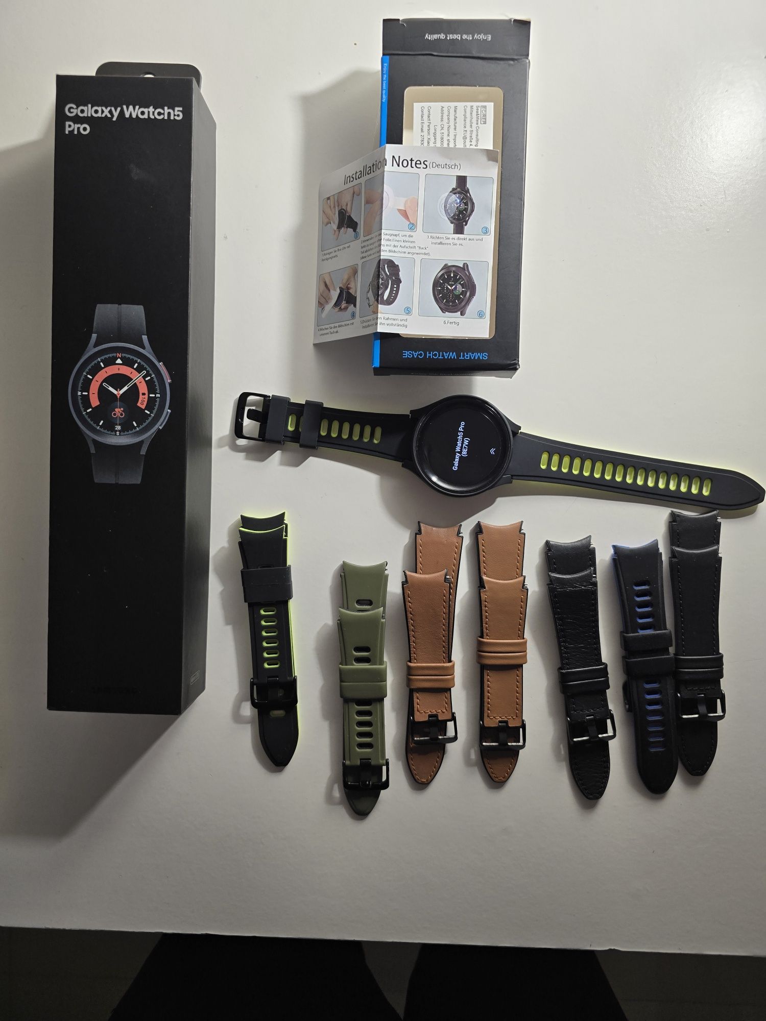 Relógio Samsung, modelo Galaxy Watch 5 PRO.

Com carregador e caixa or
