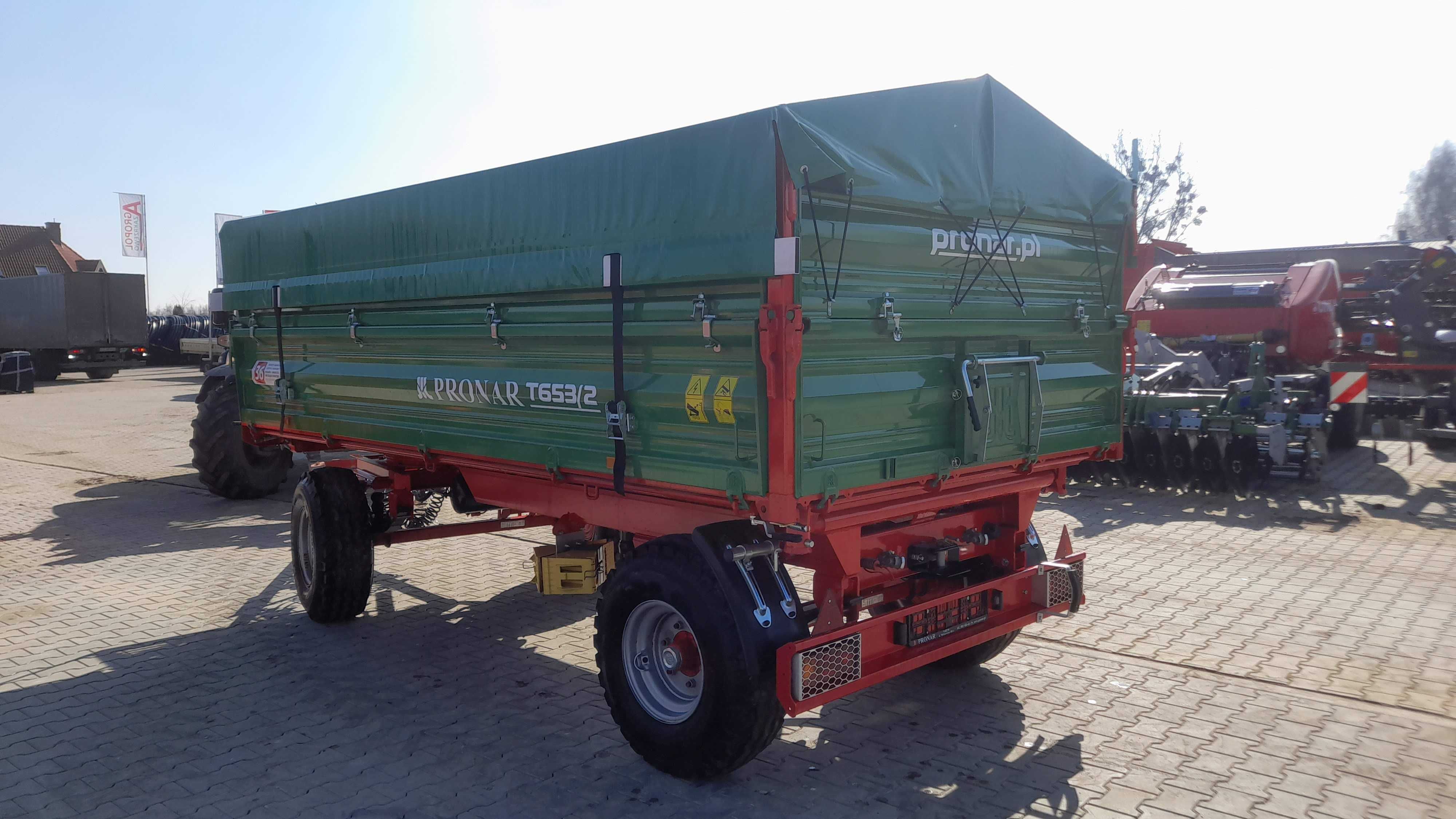 Przyczepa PRONAR 6 ton - T653/2 fabrycznie nowa - cena PROMOCYJNA!!!