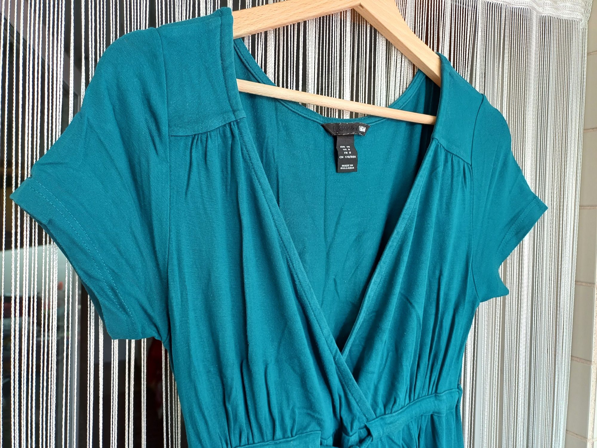 Vestido azul turquesa da H&M (38/M)