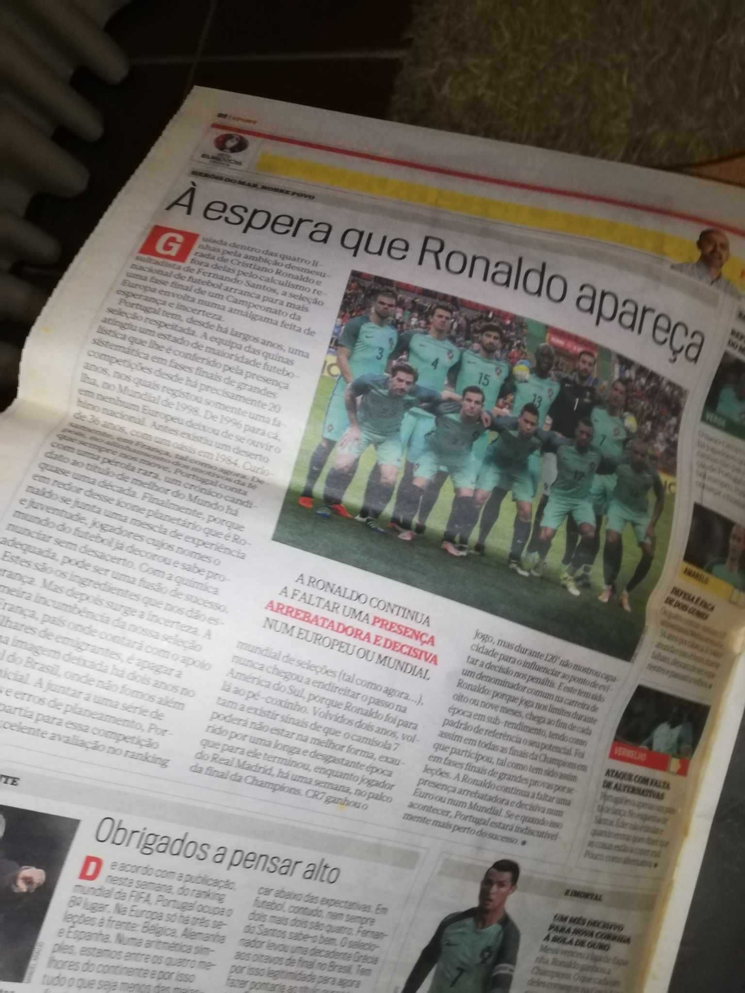 Suplemento Europeu 2016 França – Portugal campeão