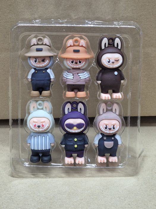 Labubu breloczki 6 sztuk zestaw