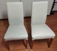 Krzesła drewniane BRW - VIS A VIS - VKRM tapicerowane - 2 szt.