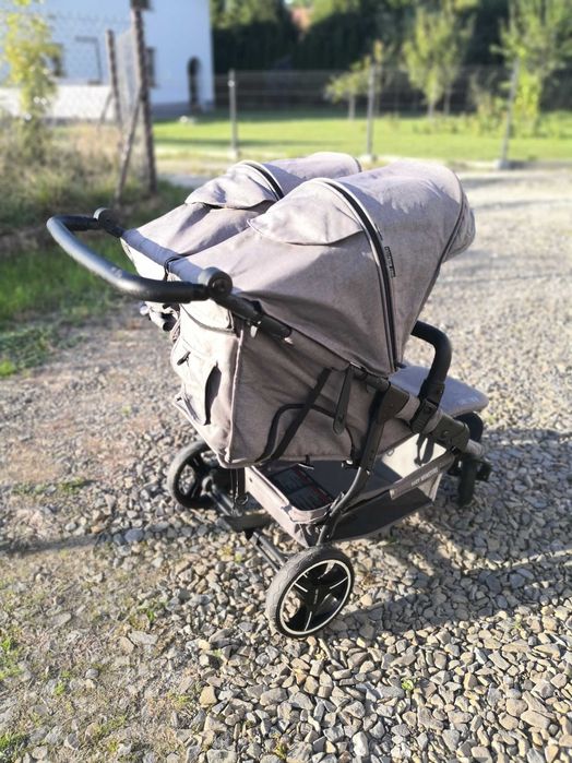 Wózek bliźniaczy, rok po roku BABY MONSTERS EASY TWIN 3.0 spacerowy