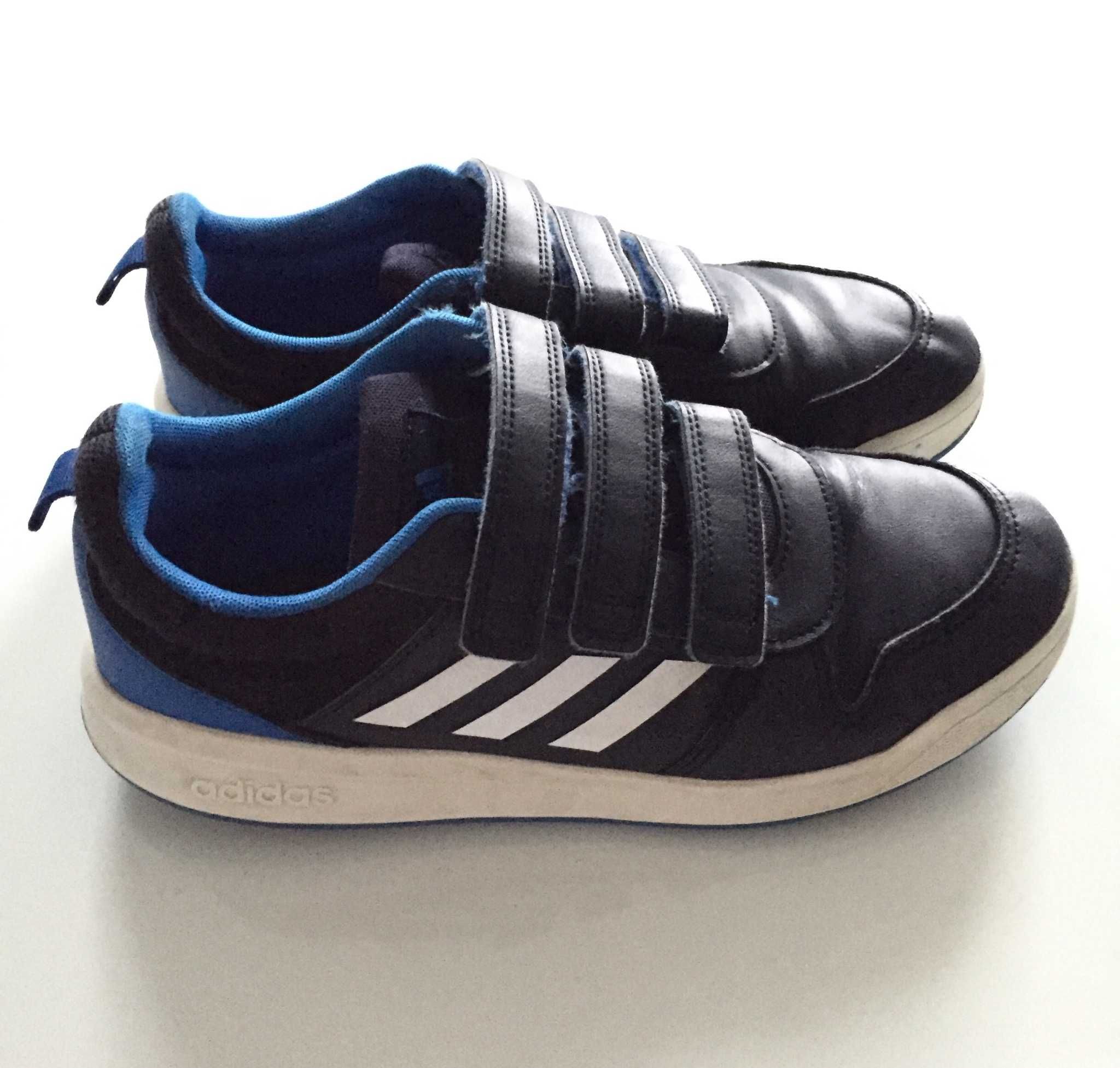 ADIDAS Tensaur BUTY 38 Sportowe Adidasy na rzepy Granatowe