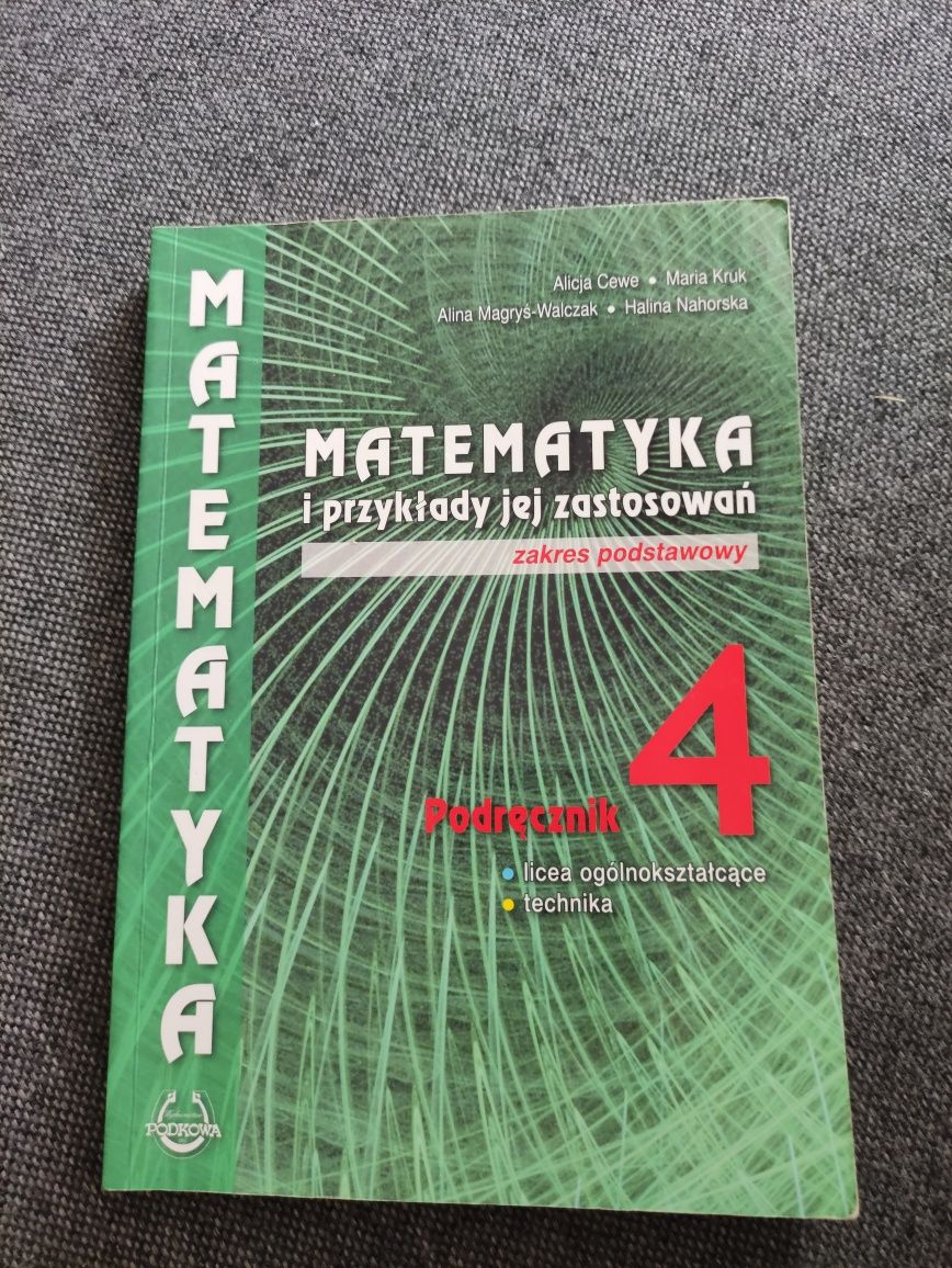 Podręcznik Matematyka 4