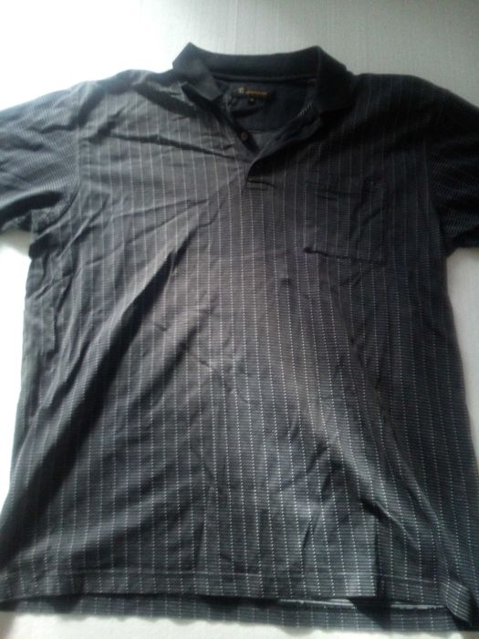 Футболка поло, черная