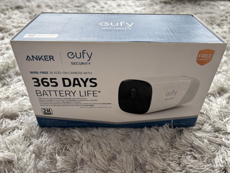 Camara de vigilancia EufyCam 2 Pro – Novo, nunca usado