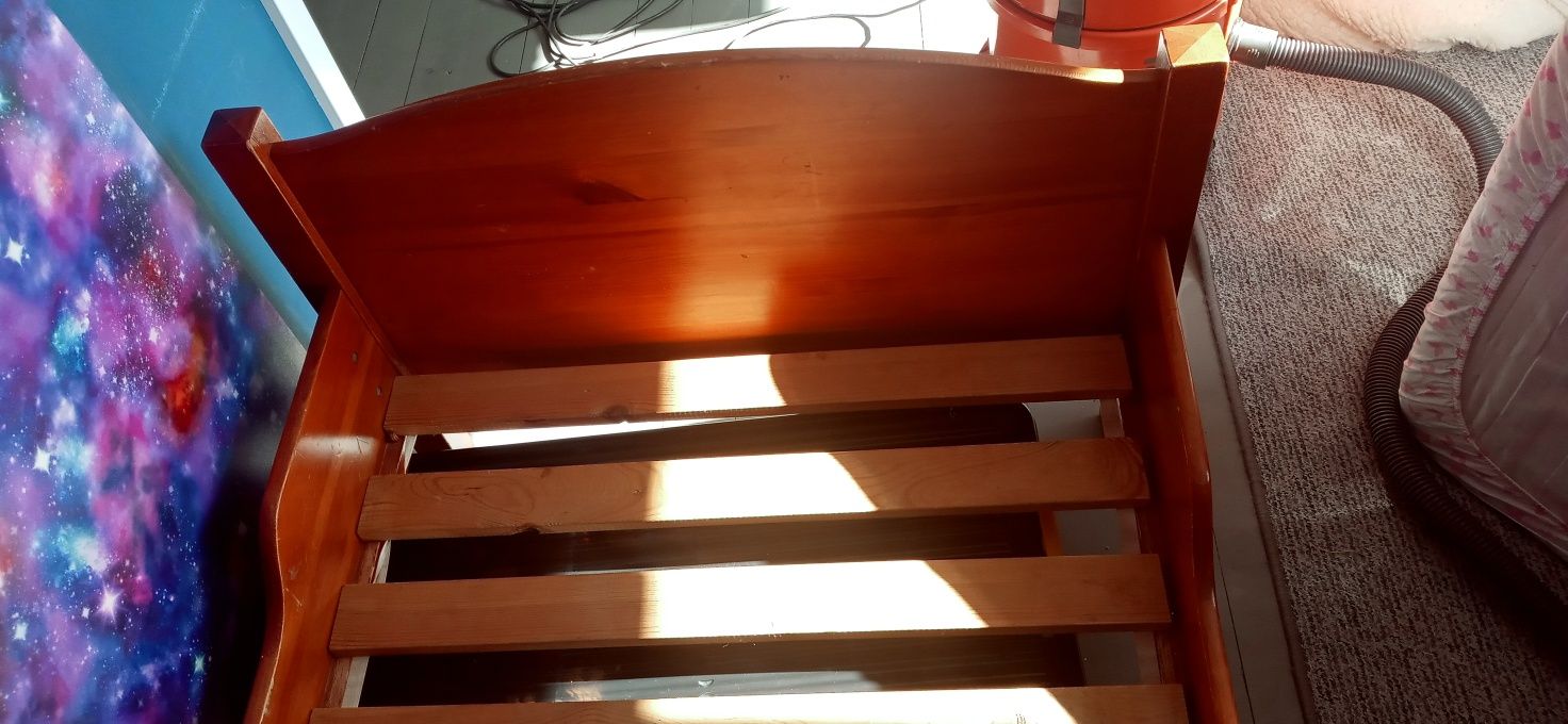 Łóżko drewniane 200/90 rozsuwane Ikea