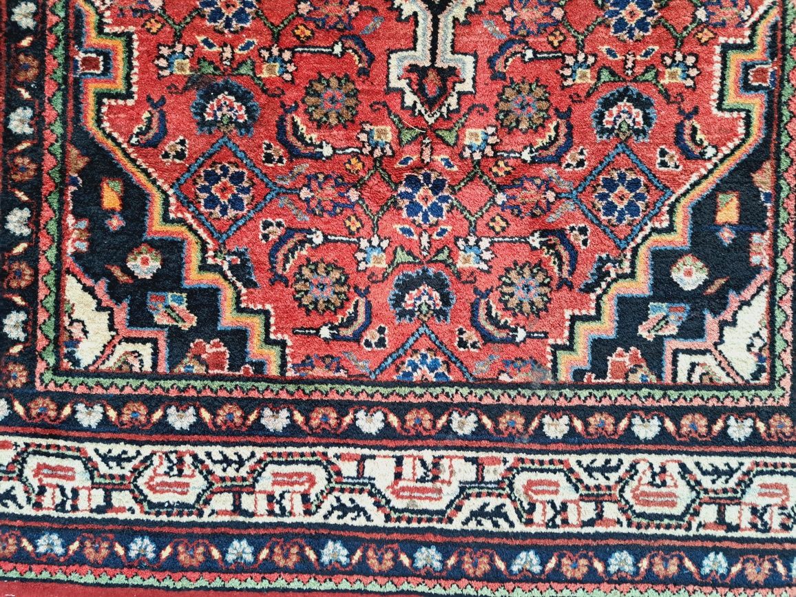 Irański ręcznie tkany wełniany dywan Meshed 140x213cm nr 1469