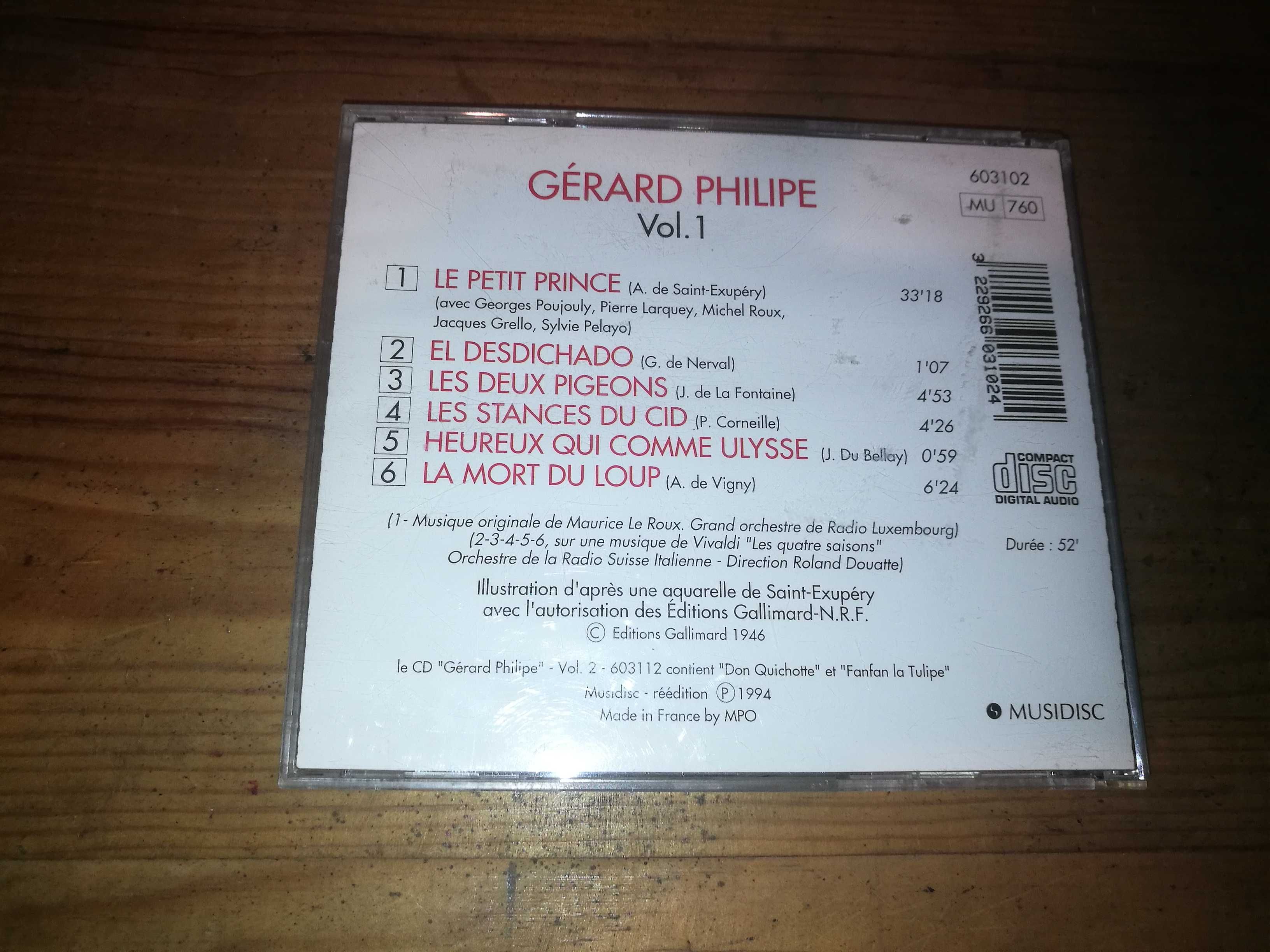 Antoine de Saint Exupéry -  Le Petit Prince CD
