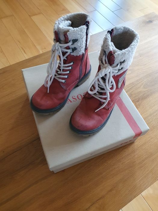 Buty skórzane zimowe Lasocki r33