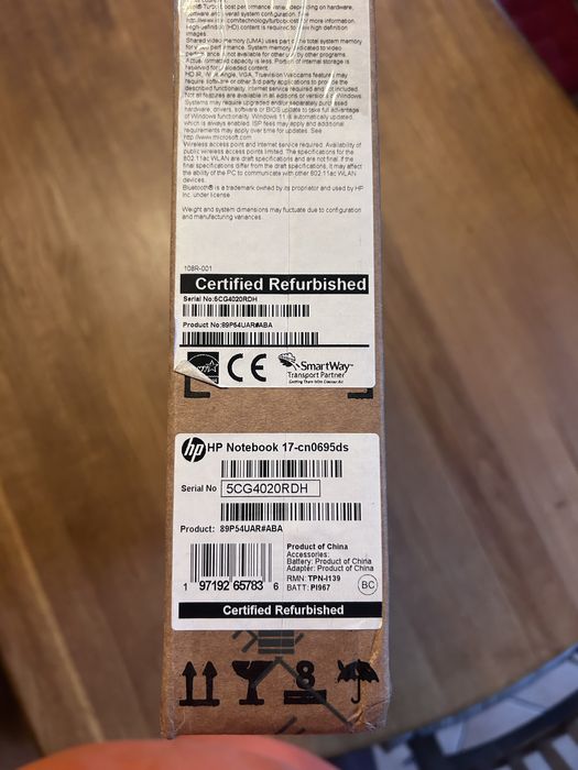 HP Notebook 17,3” stan idealny