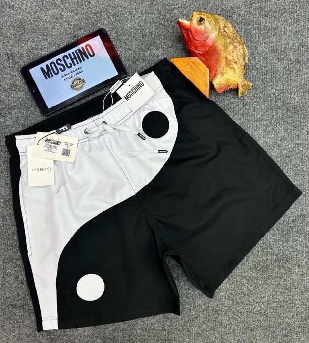 Шорты пляжные GyCCI для бассейна купательные мужские черные оригинал