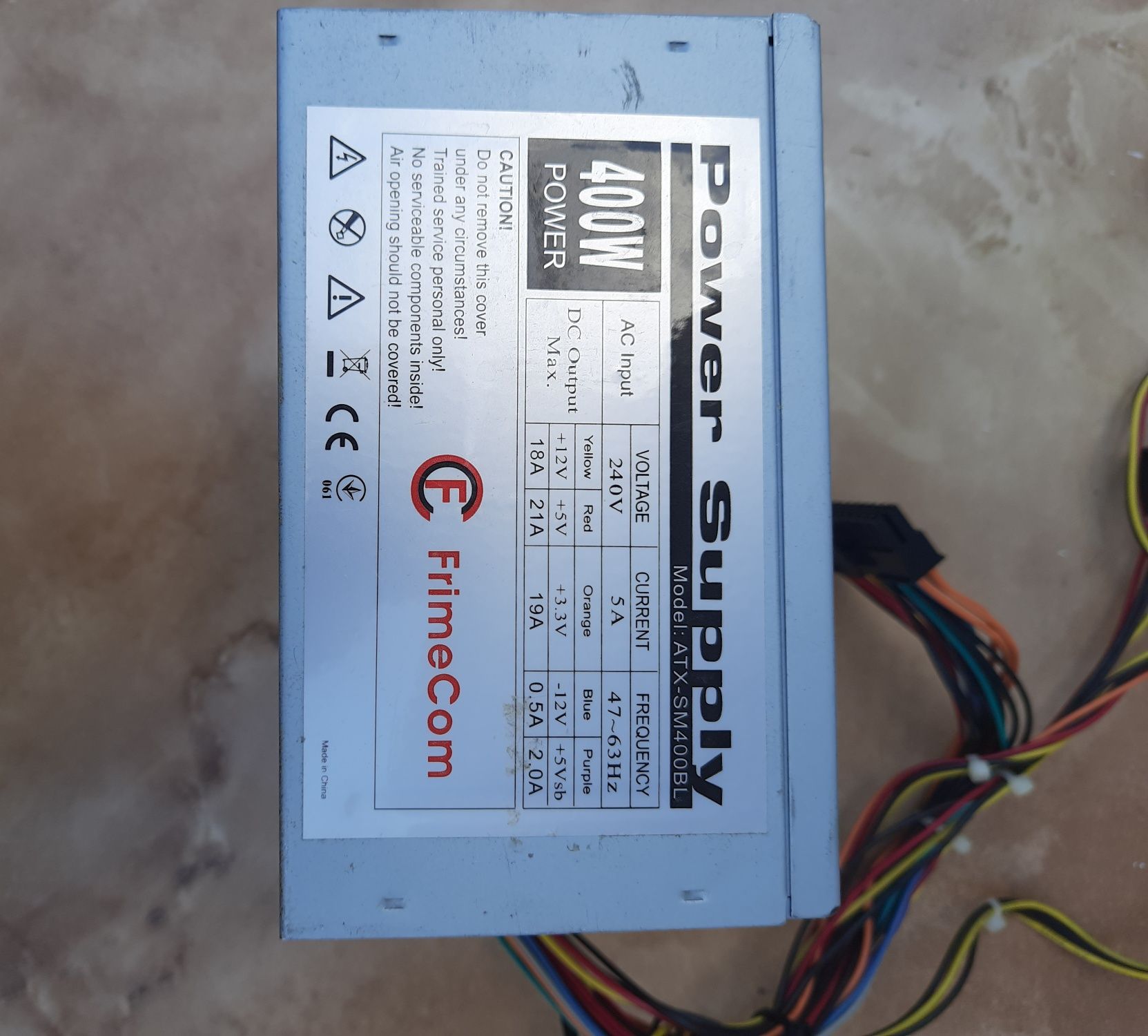 Блоки живлення для ПК 400W FrimeCom та інші