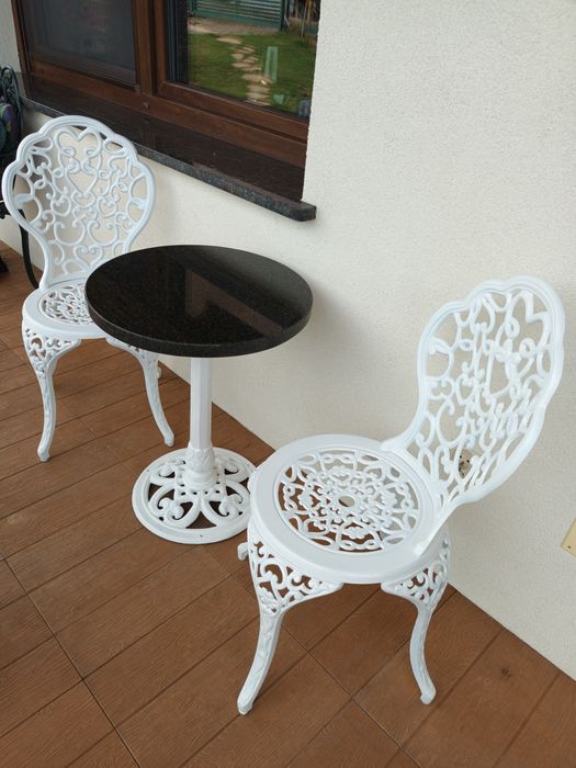 Żeliwny Komplet z Granitowym blatem