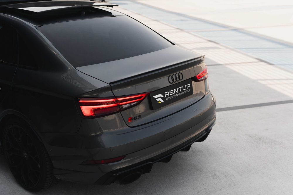 Wynajem AUDI RS3 8V, Audi S3, GOLF 7.5R, BMW M3 LCI, M5 F90, A45s AMG