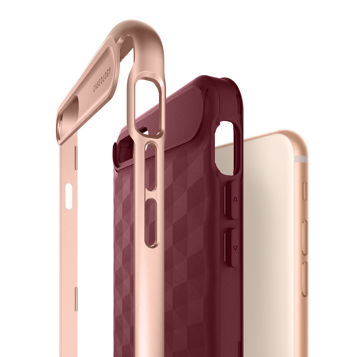 Etui Caseology iPhone 7 Plus / 8 Plus Parallax Burgundy