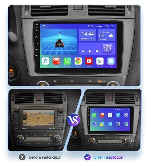 Radio android Toyota Avensis T27 08-15r wifi Bluetooth gps