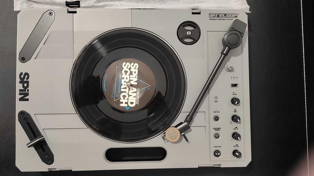 Gira Discos portátil para scratch - Reloop Spin *NOVO*