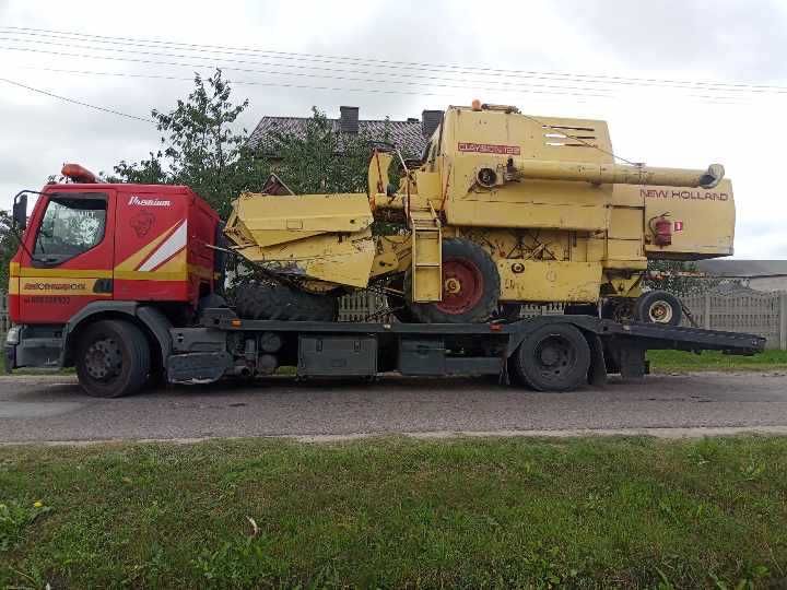 Transport laweta przewóz maszyn rolniczych, budowlanych do 10 ton.