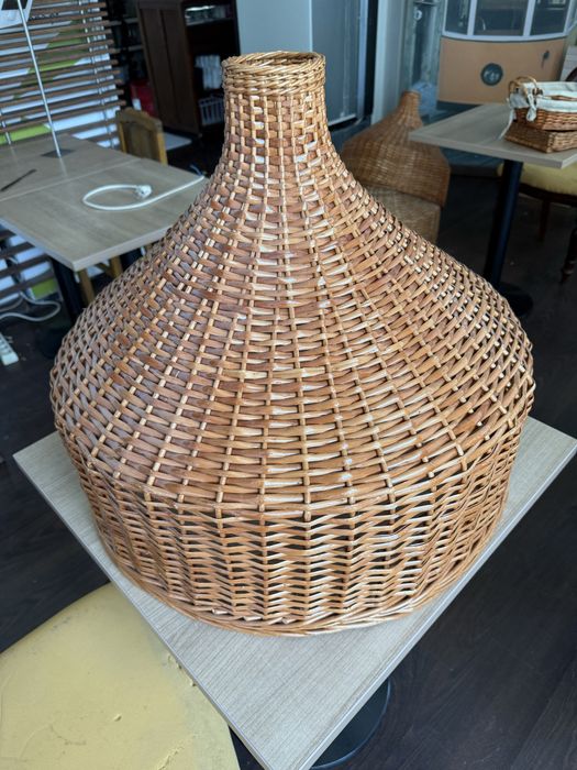 Abajur candeeiro teto palha grandes