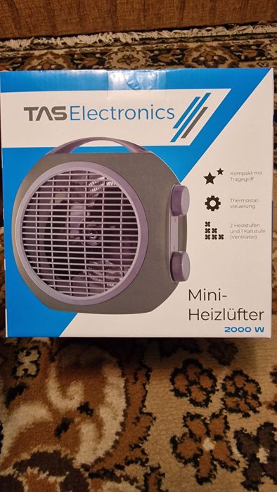 НІМЕЦЬКА ЯКІСТЬ‼️ TAS Electrics Новий  Електро обігрівач 2000 Ват