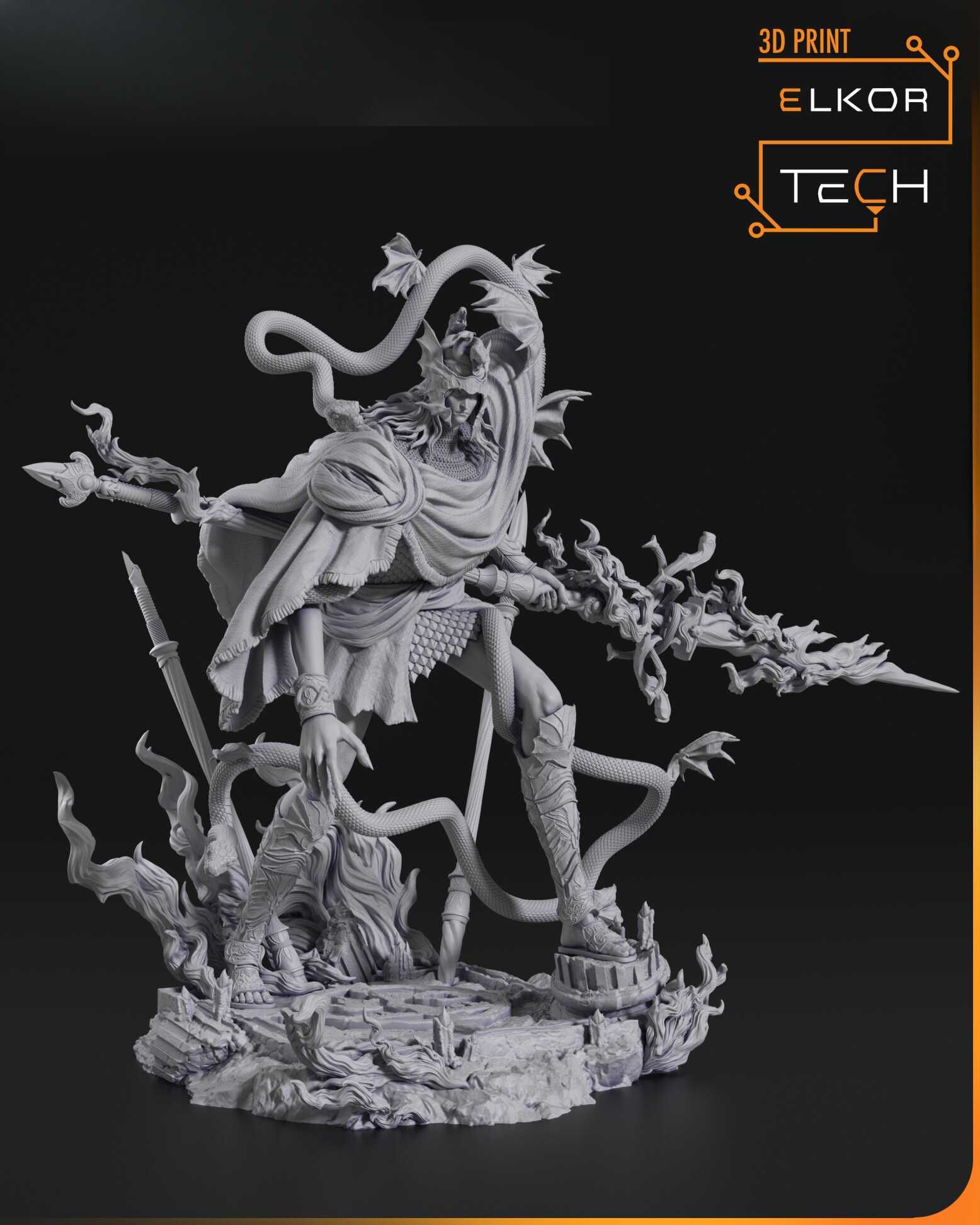 Messmer the Impaler z Elden Ring - Figurka Kolekcjonerska