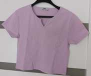 FB Sister New Yorker liliowy crop top M