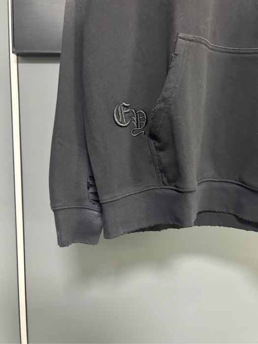 CHROME HEARTS худи мужское оверсайз унисекс серое черное оригинал