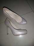 Buty perłowe szpilki obcas stan idealny r 37 38