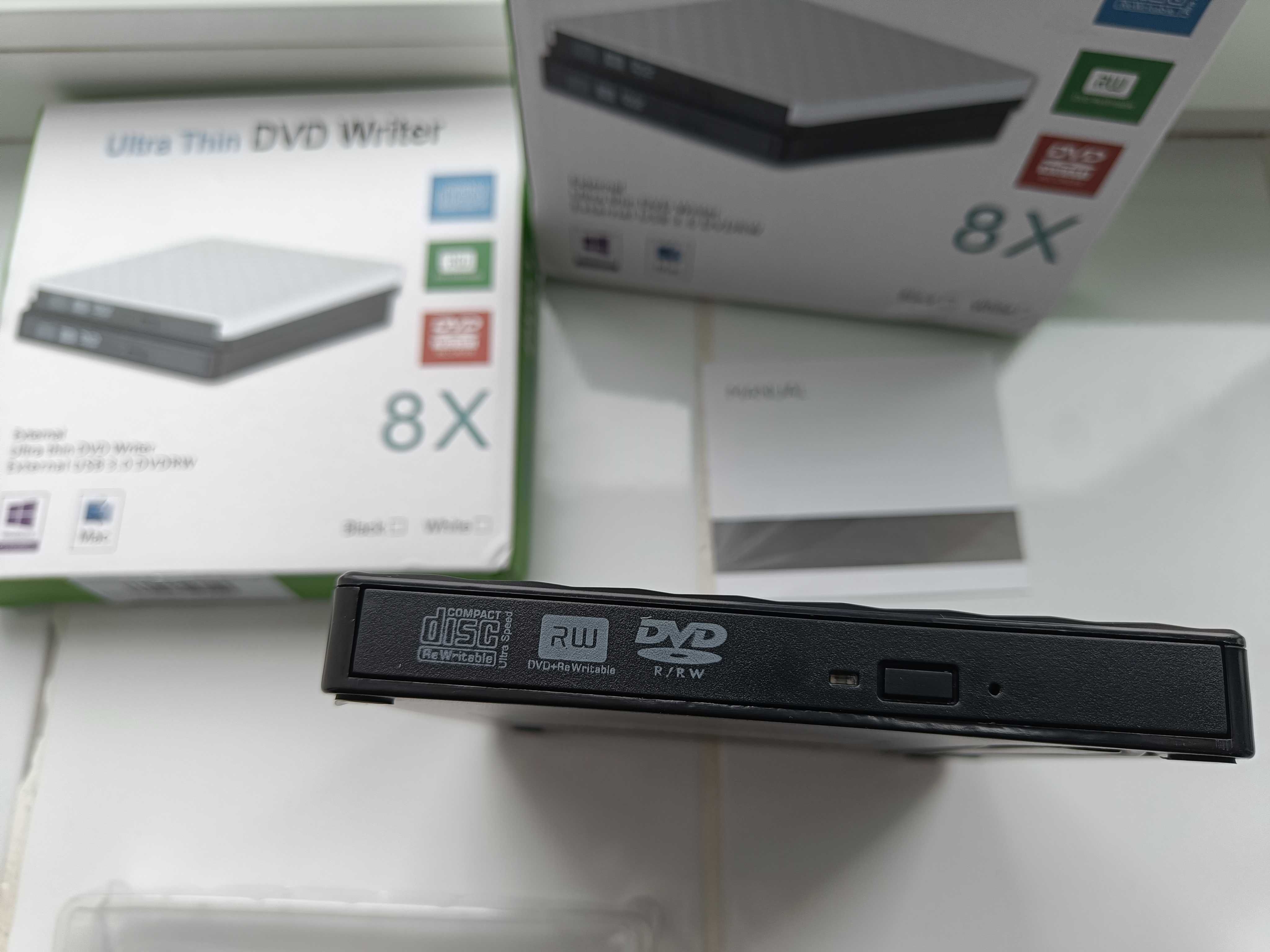 Зовнішній оптичний привід USB 3.0 DVD RW Portable For PC Laptop