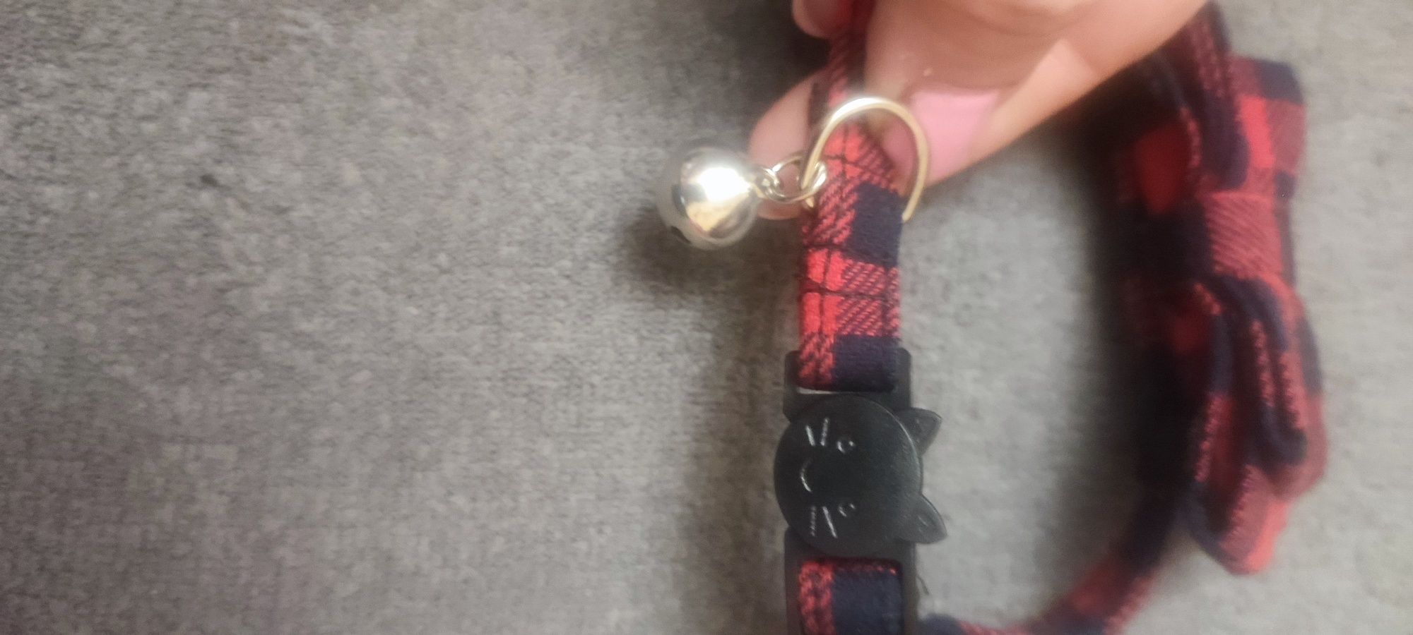 Muszka dla kota obroża z muchą dla kota z dzwoneczkiem