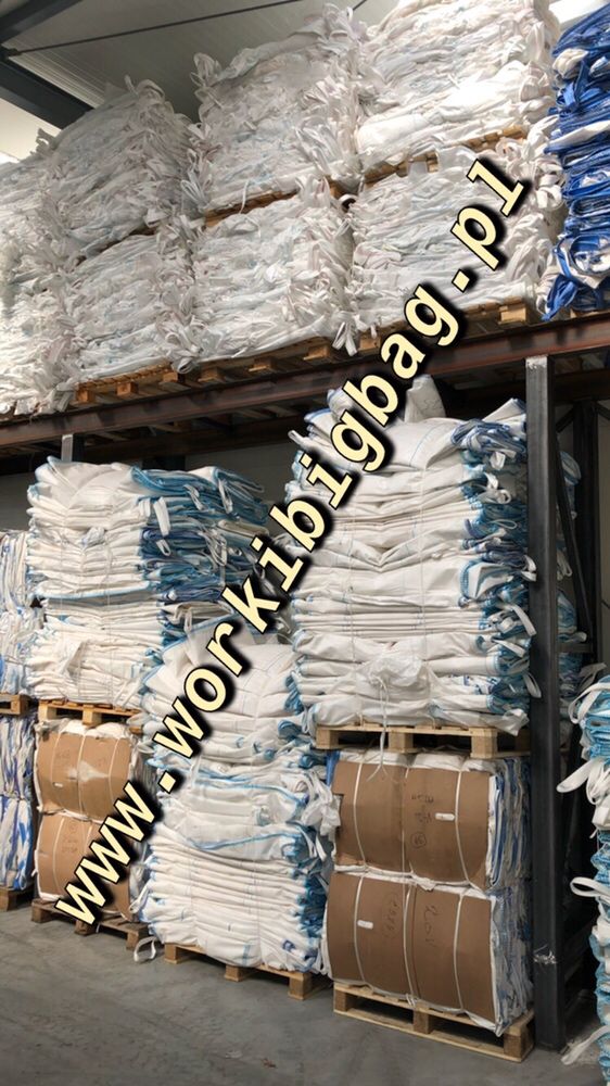 Worki Big Bag Bagi 155cm na Zboże Granulat 500kg 750kg 1000kg 1250kg