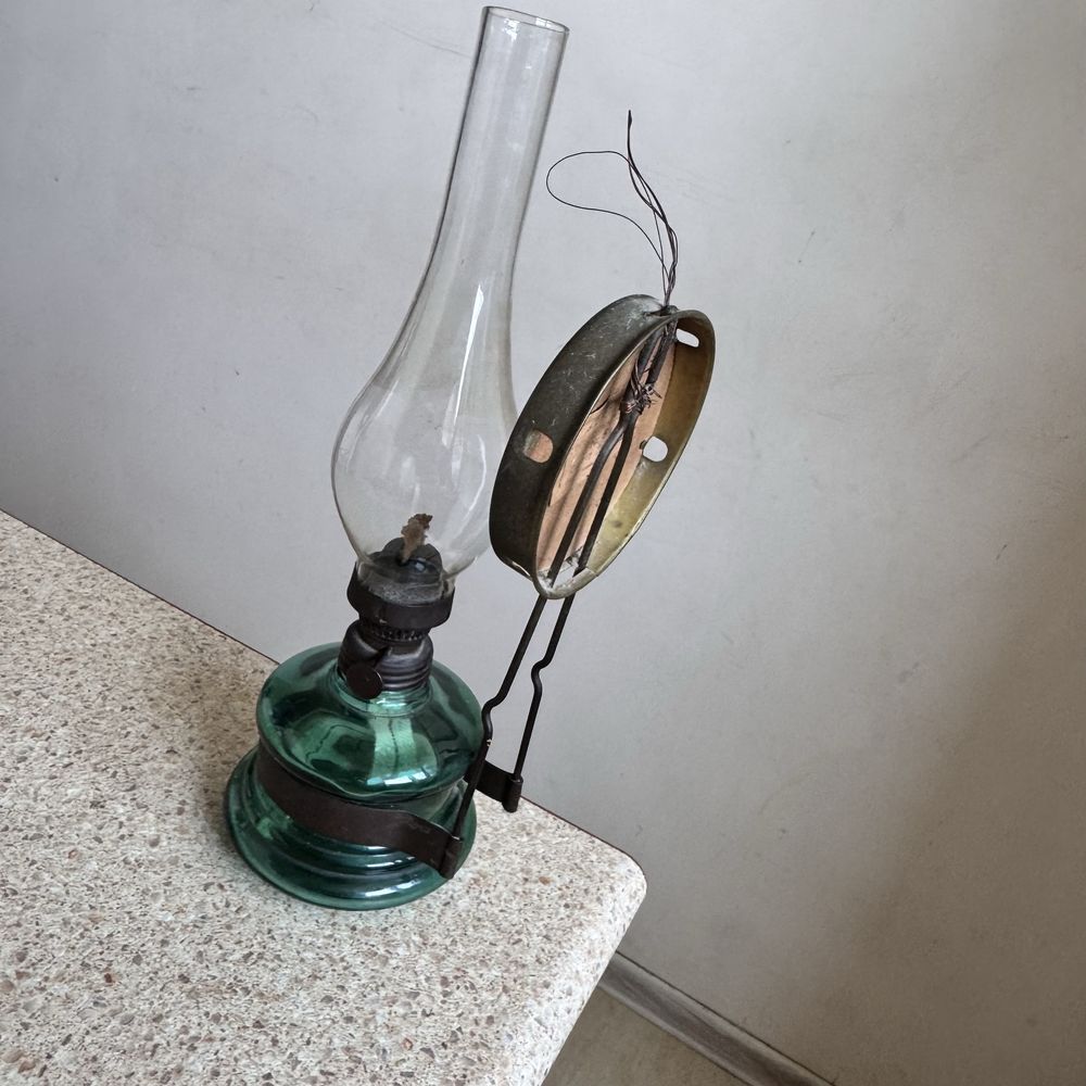 Stara piękna polska lampa naftowa