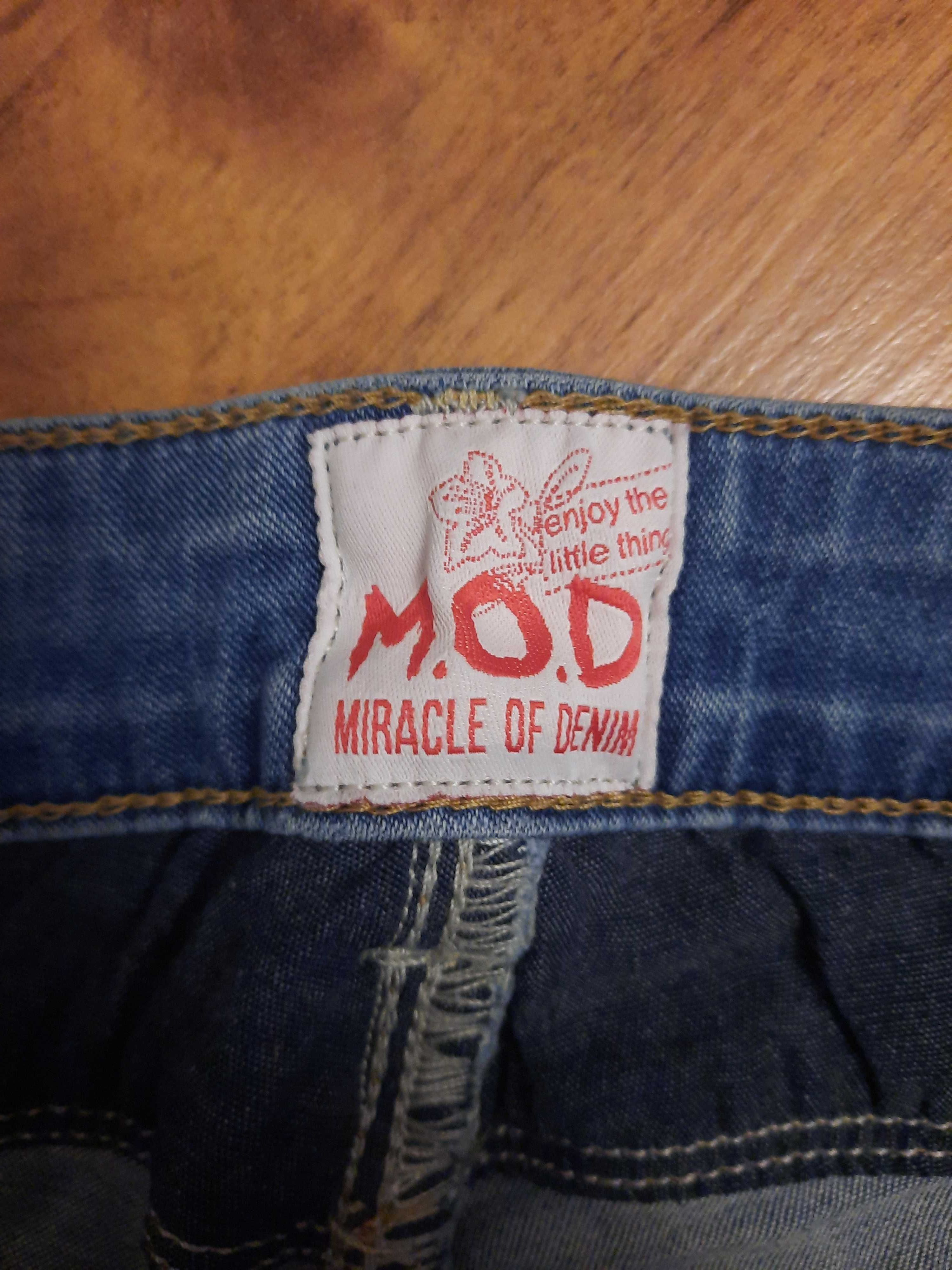 Jeansy spodnie jeansowe MOD Miracle of Denim W28L34 S